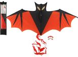 Drago Volante Pipistrello In Nylon 120X55Cm In Borsa Di Tessuto 10X54X2Cm