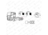 Covind TGX/513 Parafango Destro Sinistro
