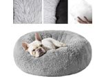 Letto Per Cani Letto Per Gatti Rotondo Ø 60 Cm Lavabile Antiscivolo Morbido Caldo Ciambella Letto Per Cani Peluche 22759