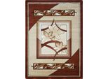 Tappeto Moderno 160X220 Artesia 2 - Floreale / Marrone
