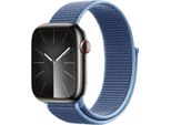 Crong Nylon - Bracciale Sportivo Per Apple Watch 44/45/46/49 Mm (Blu Oceano)