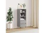 Vidaxl Credenza Grigio Sonoma 40X36X110 Cm Materiale A Base Di Legno