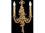 Casa Padrino Lampada Da Parete Barocca In Oro Francese 32 X 15 X H. 50 Cm - Splendida Lampada Da Parete In Stile Barocco - Luci Barocche - Qualità Lussuosa - Italy