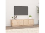 The Living Store Mobile Tv 140X40X40 Cm In Legno Di Pino Massiccio
