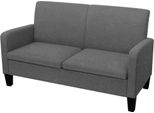 Maison Exclusive - Divano A 2 Posti 135X65X76 Cm Grigio Scuro