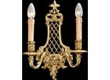 Casa Padrino Lampada Da Parete Barocca In Oro Francese 30 X 18 X H. 42 Cm - Splendida Lampada Da Parete In Stile Barocco - Luci Barocche - Qualità Lussuosa - Italy