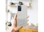Custodia Cadorabo Per Oppo Reno6 5G In Trasparente Con Glitter Custodia Protettiva In Silicone Tpu Flessibile Con Glitter Scintillanti Custodia Cover Per Cellulare