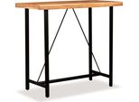 The Living Store Tavolo Da Bar In Legno Massiccio Di Acacia 120 X 60 X 107 Cm