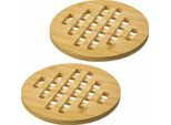 Westmark 15592270 2 Westmark Untersetzer Tapas + Friends Hellbraun 20,0 Cm