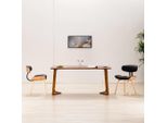 The Living Store Sedie Da Pranzo 2 Pezzi In Legno Curvato Nero E Similcuoio