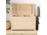 The Living Store Cassapanca 80X40X45,5 Cm In Legno Di Pino Massiccio