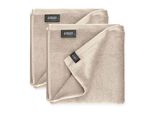SchöNer Wohnen Set Di 2 Asciugamani Sense Colore Beige Dimensioni 50X100