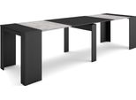 Consolle Allungabile, 302X90X77Cm, Per 14 Persone, Tavolo Da Pranzo, Cemento