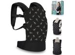 Lorelli Wally Nero Floreale Tracolla Ergonomica 1001016-0002