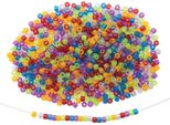 Colorations - Perline Glitterate Colorate In Sacchetto, 453 Grammi