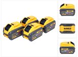 Dewalt 4X Dcb 548 Batteria 18 V / 54 V Max. 12 Ah / 12000 Mah Li-Ion Xr Flexvolt - Con Indicatore Del Livello Di Carica