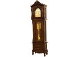 Casa Padrino Orologio Barocco Marrone Scuro/Oro - Magnifico Orologio A Pendolo In Legno Massiccio In Stile Barocco - Mobili In Stile Barocco - Mobili Barocchi - Nobile & Magnifico