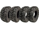 24X10.00-11 E 24X9.00-11 Pneumatici Atv Quad 6Ply P3128 Tubeless 45J & 48J (Set Di 4)