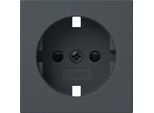 Coperchio Gira Schuko - Terminale A Innesto. Sp System 55 Antracite 492128