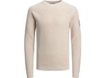 Jack & Jones Classic Spring Knit Crew Neck Bianco - Grande S