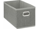 5Five Simply Smart Aufbewahrungskorb Mix N Modul, Pappe, Pp-Kunststoff, Hellgrau, 15 X 31 Cm, 160384C