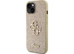 Guess Guhcp15Shg4Sgd Iphone 15 / 14 / 13 6.1 ZłOty/Oro Custodia Rigida Glitter Script Big 4G