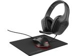 Trust Sada SlucháTka + Myš + Mousepad Gxt 790 3V1 Gaming Bundle, čErná