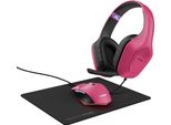 Trust Trust Gxt 790 Cuffia Cablata Head-Band Gaming Nero, Rosa