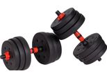 Manubri Regolabili 2X Set Di Manubri Da 15 Kg Barra Da 30 Kg