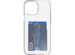 Bigben Connected, Custodia Ibrida Per Apple Iphone 14 Pro Max Con Portacarte Integrato, Trasparente