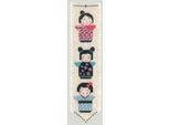 Le Bonheur Des Dames Segnalibro Contato Kit Punto Croce "Kokeshi"", 5X20Cm"