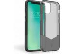 Force Case, Custodia Rinforzata Per Apple Iphone 12 / 12 Pro Pure, Nero Trasparente