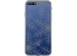 Bigben Connected, Cover Per Huawei Y6 2018 Fiocchi Di Neve Rigidi, Trasparente