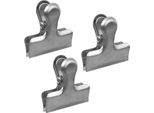 Orion Clip Per Sacchetti Clip Di Chiusura Per Alimenti In Acciaio Inox 4 Cm 3 Pezzi