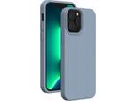 Bigben Connected, Custodia Per Apple Iphone 13 Pro In Silicone Rigido Soft Touch, Blu