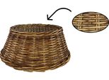 Cesto Per Albero Di Natale In Rattan - ø 65 X 26 Cm - Copri Albero Di Natale - Base Per Albero Di Natale - Albero Di Natale - Decorazione Natalizia - Base Per Cesto - Natale