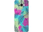 Bigben Connected, Cover Per Samsung Galaxy S8 Semirigida Con Fogliame Tropicale, Trasparente