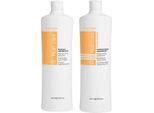 Fanola Nutri Care Shampoo Ristrutturante 1000Ml + Fanola Nutri Care Balsamo Ristrutturante 1000Ml