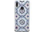 Bigben Connected, Custodia Rigida Per Huawei Y6 2019 Con Motivi Di Ispirazione Orientale, Blu