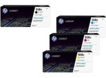 Set Di 4 Toner Hp Originali 508X Nero, Ciano, Magenta, Giallo Ad Alta Capacità (CF360X, CF361X, CF363X, CF362X) (OPCF360X)