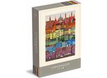Martin Schwartz Puzzle Copenhagen Rainbow, StäDtepuzzle DäNemark, 50 X 70 Cm, 1000 Teile, MS0613