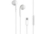 Bigben Connected, Cuffie USB-C Con Pulsante Bianco, Telecomando E Microfono, Bianco