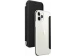 Bigben Connected, Custodia Per Iphone 11 Pro Funzione Folio Stand Con Porta Carte Integrato, Nero Trasparente