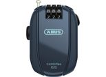 Abus Combiflex - Lucchetto Per Il Fissaggio Di Sci, Caschi, Passeggini E Bagagli - Stopover 65 - Lunghezza 65 Cm - Spessore 1,2 Mm - Con Codice Di Combinazione - Blu