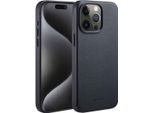 Custodia Per Iphone 15 Pro Max - Vera Pelle - Custodia Rigida/Cover Accezz - Nero