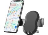 Bigben Connected, Supporto Da Auto Per Smartphone, Regolabile Sulla Ventilazione 100% Riciclato, Nero