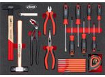 Vigor V5634N Set Di Martello, Pinze E Cacciavite ∙563 Mm X 393 Mm X 35 Mm