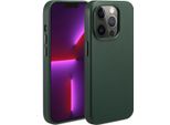 Custodia Per Iphone 13 Pro - Vera Pelle - Custodia Rigida/Cover Accezz - Verde Scuro