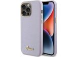 Guess Guhcp15Lpgmcsl Iphone 15 Pro 6.1 Liliowy/Lilac Hardcase Glitter Glossy Script