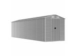 Vidaxl Casetta Da Giardino Grigio Chiaro 191X725X198 Cm Acciaio Zincato